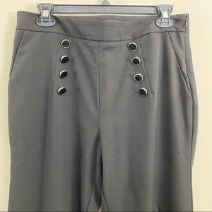 Forever 21 Black Dress Pants with Buttons